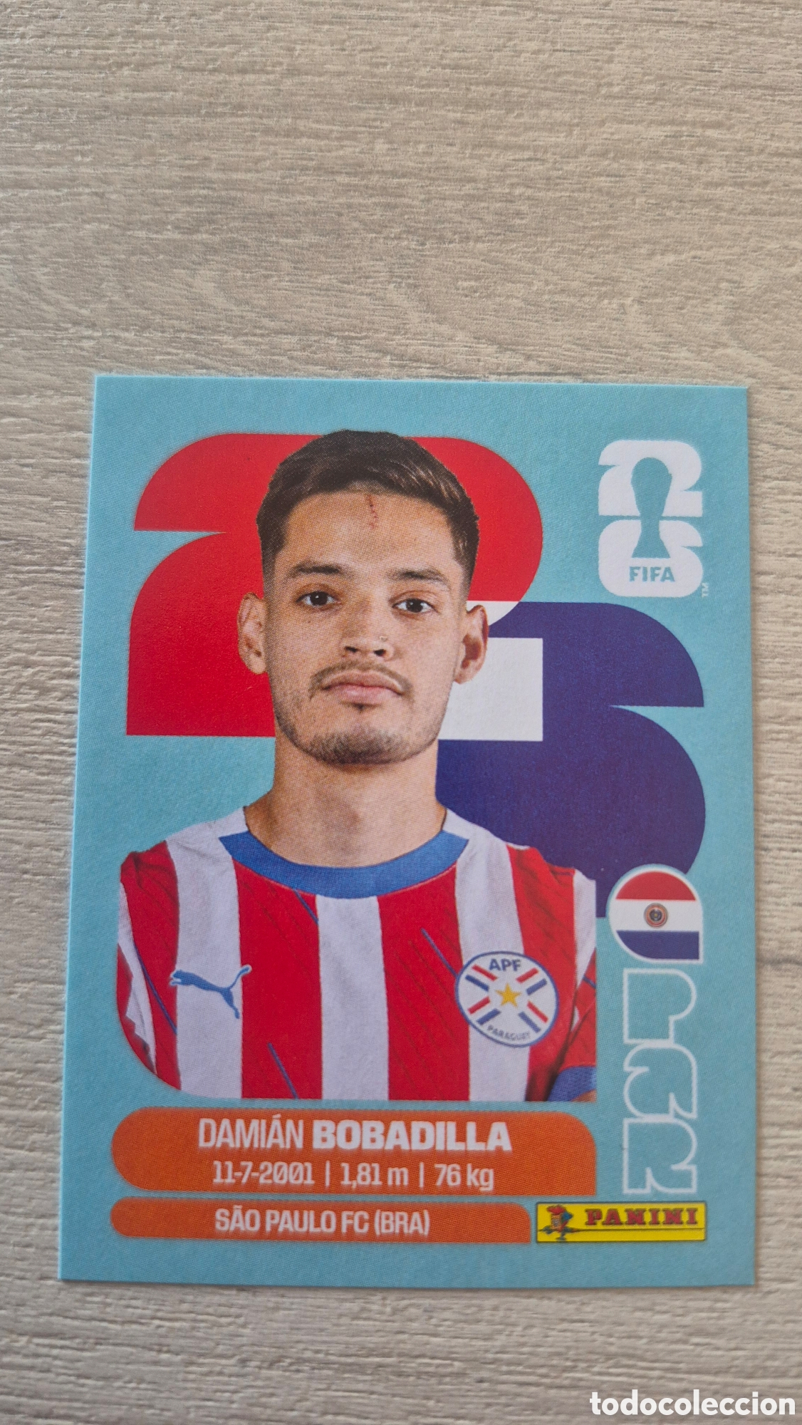 Cromos de f&uacute;tbol: PAR11 Bobadilla FIFA World Cup 2026