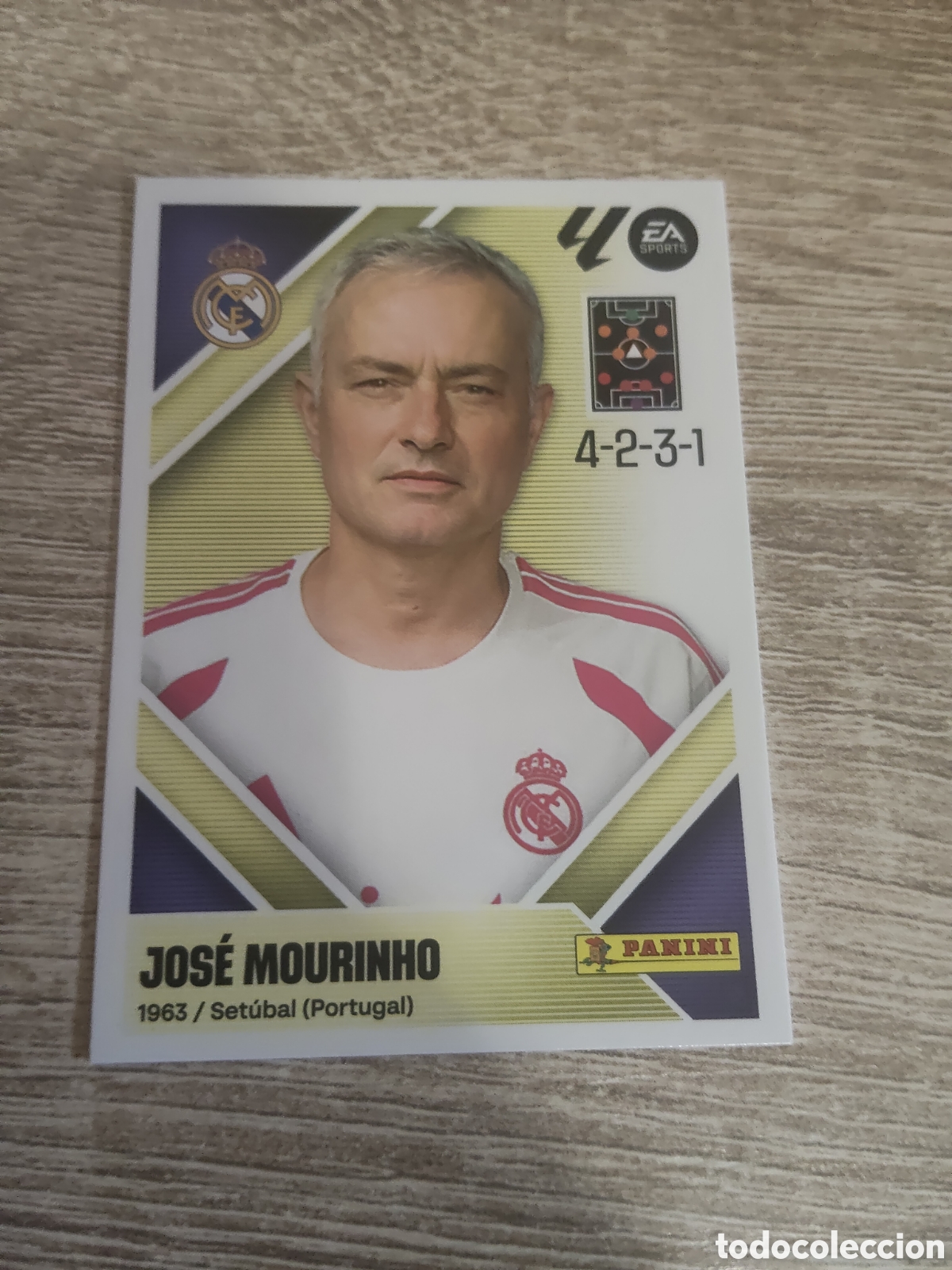 Cromos de f&uacute;tbol: Jos&eacute; Mourinho Real Madrid liga 2026 2027 26 27 ediciones este