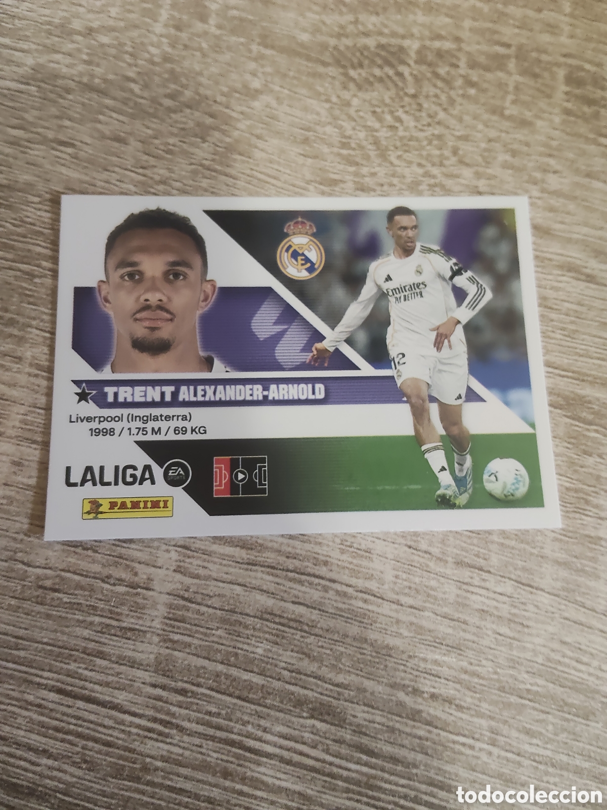 Fu&szlig;ball-Sticker: Trent Real Madrid liga 2026 2027 26 27 ediciones este