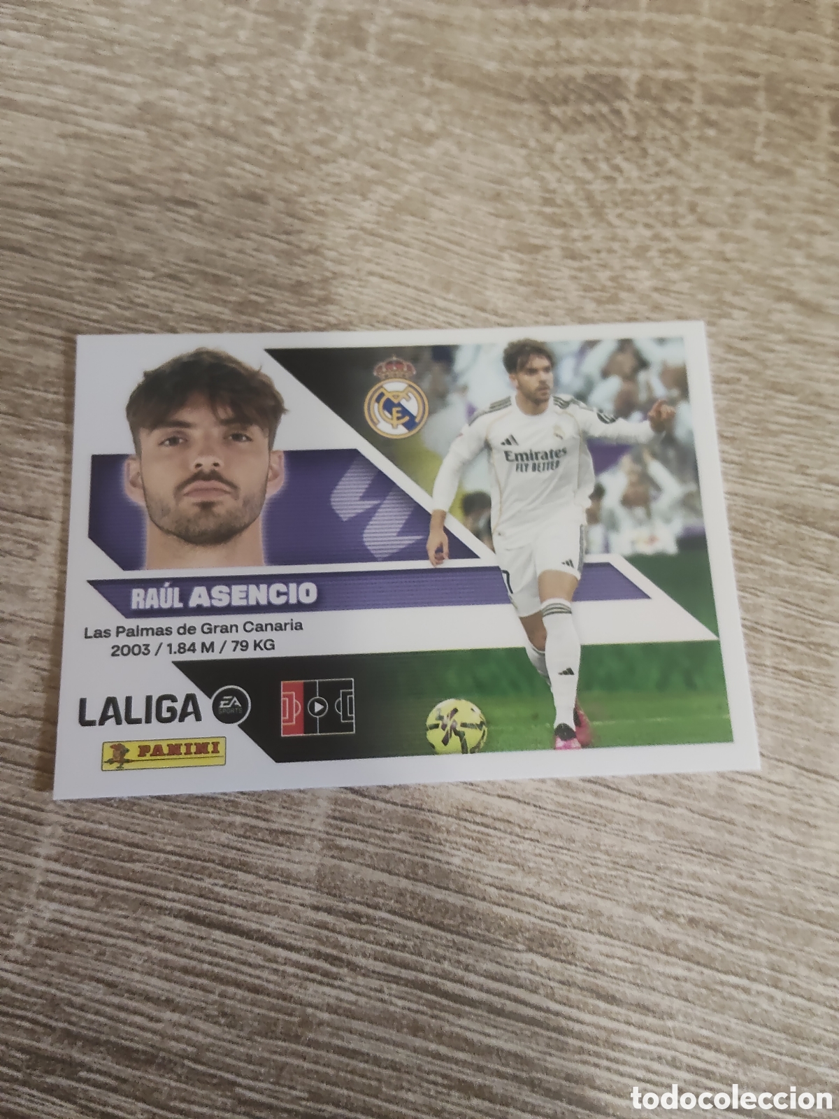 Football Stickers: Asencio Real Madrid liga 2026 2027 26 27 ediciones este
