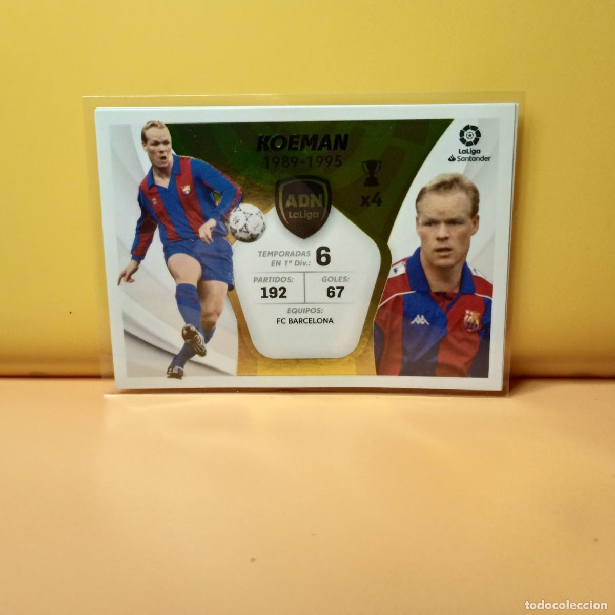Cromos de f&uacute;tbol: EDICIONES ESTE 2021 2022 21 22 ADN 18 KOEMAN F.C BARCELONA