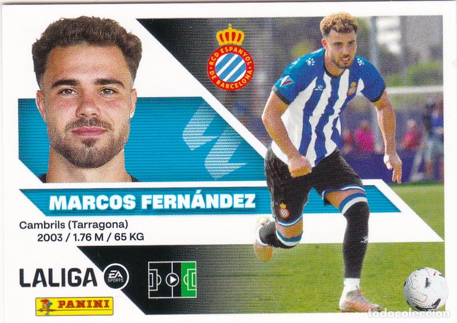 Cromos de f&uacute;tbol: ESTE 2026-27 * MARCOS FERN&Aacute;NDEZ * N&ordm; 15 - 2&ordf; EDICI&Oacute;N DEL ESPANYOL (NUEVO DE SOBRE) (A-20)