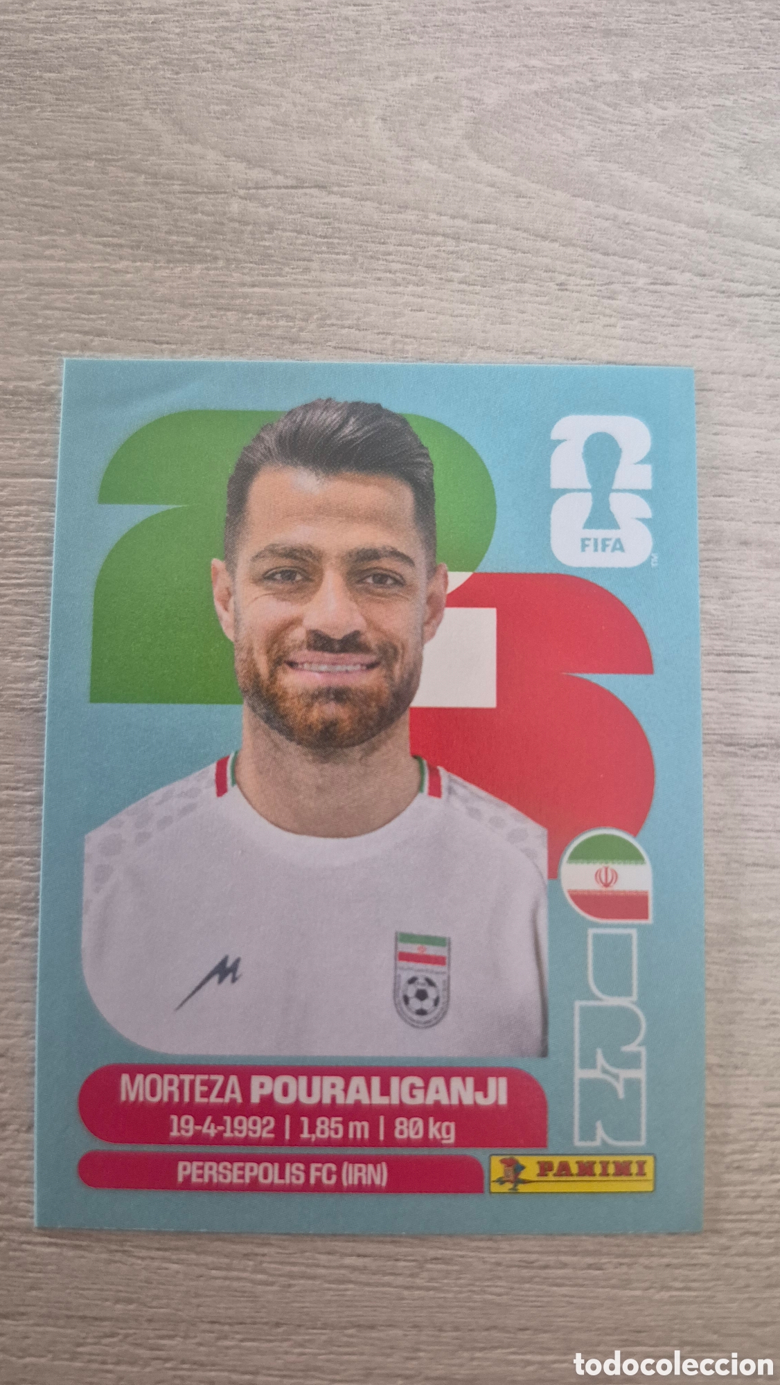 Cromos de f&uacute;tbol: IRN3 Pouraliganji FIFA World Cup 2026