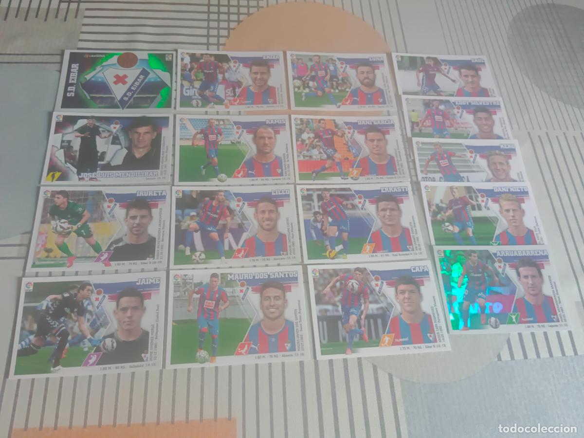 Cromos de f&uacute;tbol: 2015 2016 15 16 EIBAR 17 CROMOS DEL EQUIPO BASICO BRILLANTE NUEVOS