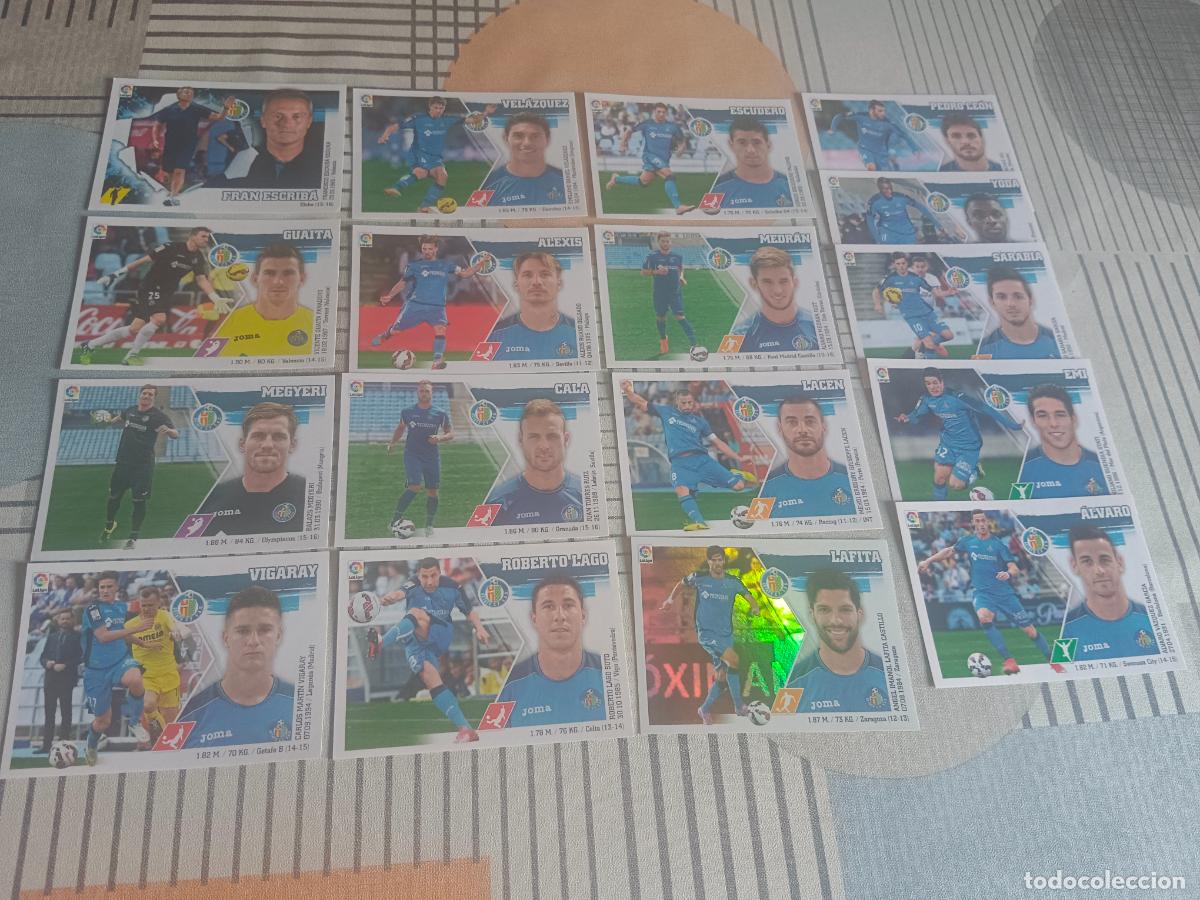Football Stickers: 2015 2016 15 16 GETAFE 17 CROMOS DEL EQUIPO BASICO BRILLANTE NUEVOS