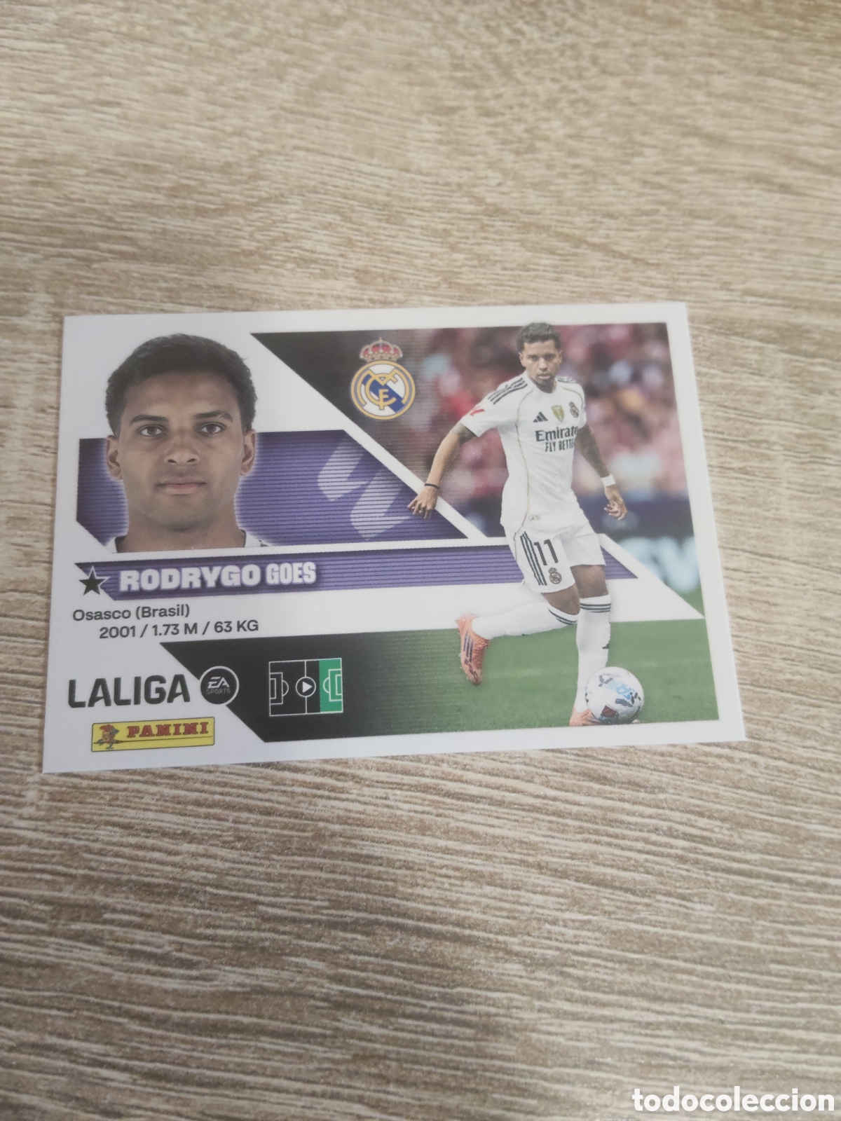Football Stickers: Rodrygo Real Madrid liga 2026 2027 26 27 ediciones este