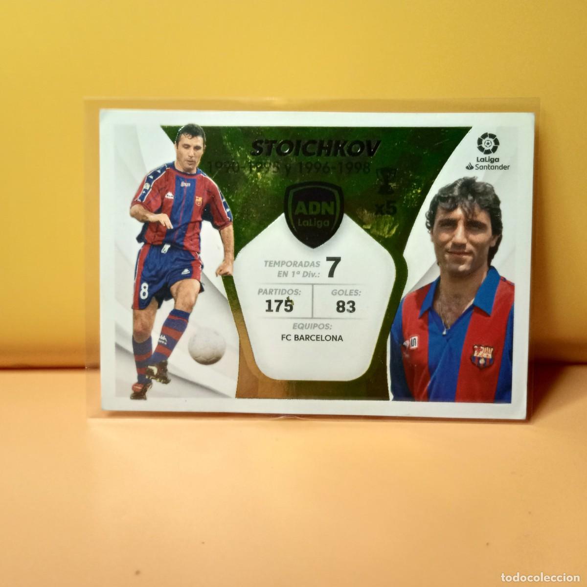 Cromos de f&uacute;tbol: EDICIONES ESTE 2021 2022 21 22 ADN 28 STOICHKOV F.C BARCELONA