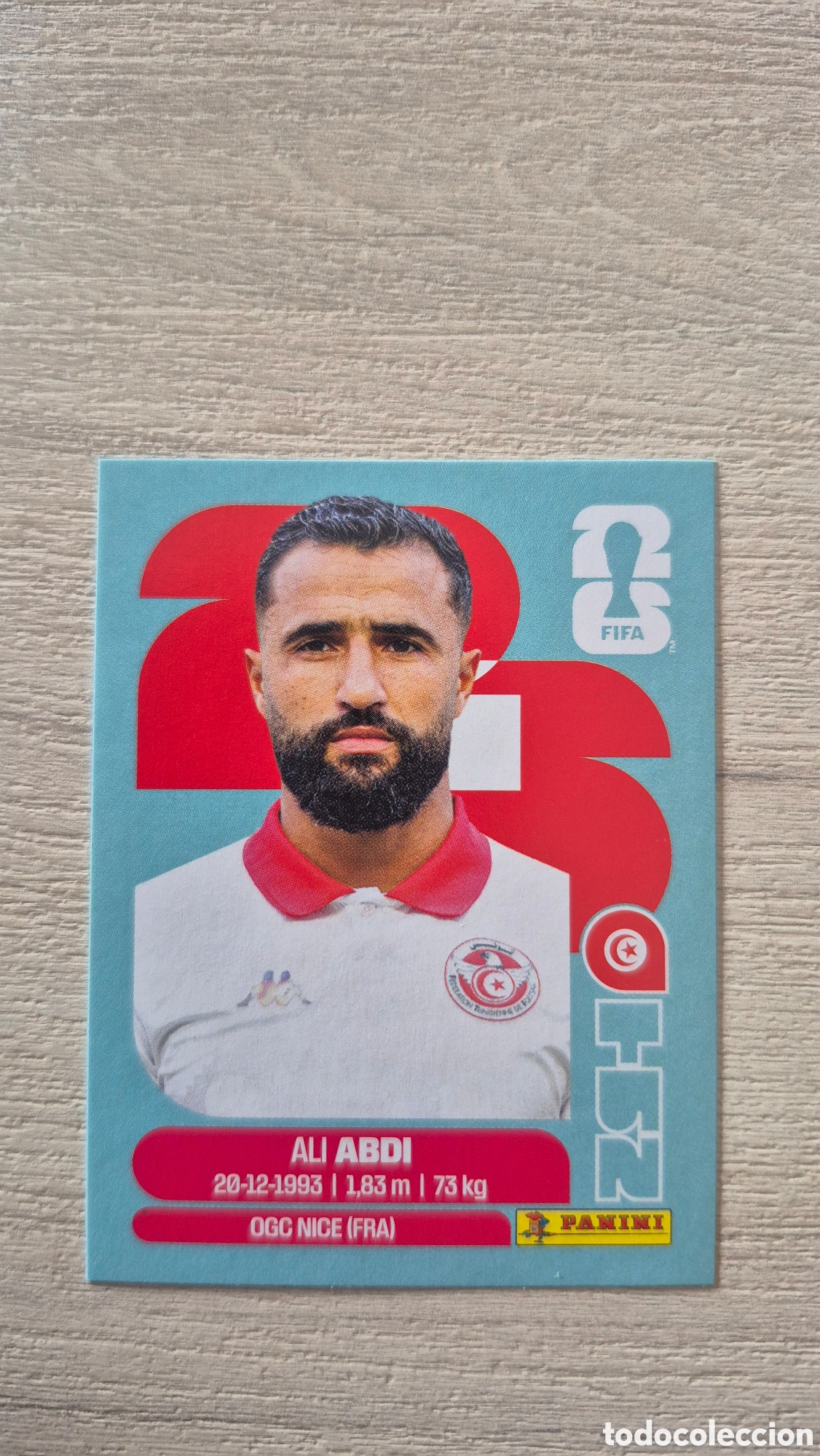 Cromos de f&uacute;tbol: TUN7 Abdi FIFA World Cup 2026