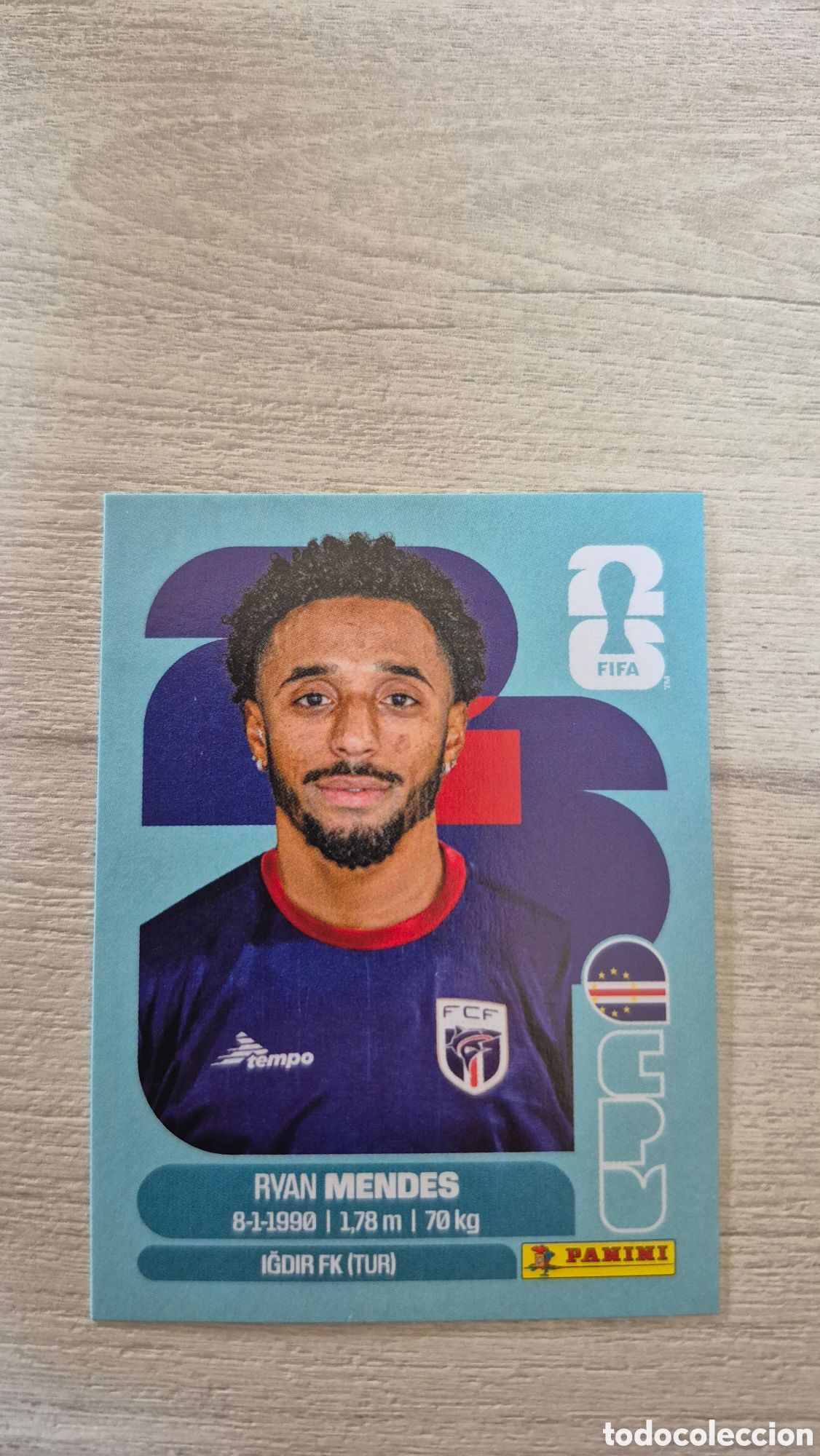 Cromos de f&uacute;tbol: CPV17 Mendes FIFA World Cup 2026