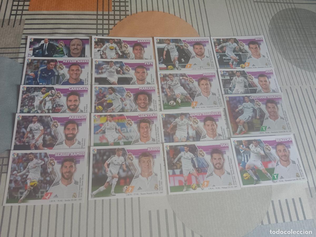 Cromos de Futebol: 2015 2016 15 16 REAL MADRID 18 CROMOS DEL EQUIPO BASICO BRILLANTE CRISTIANO RONALDO NUEVOS