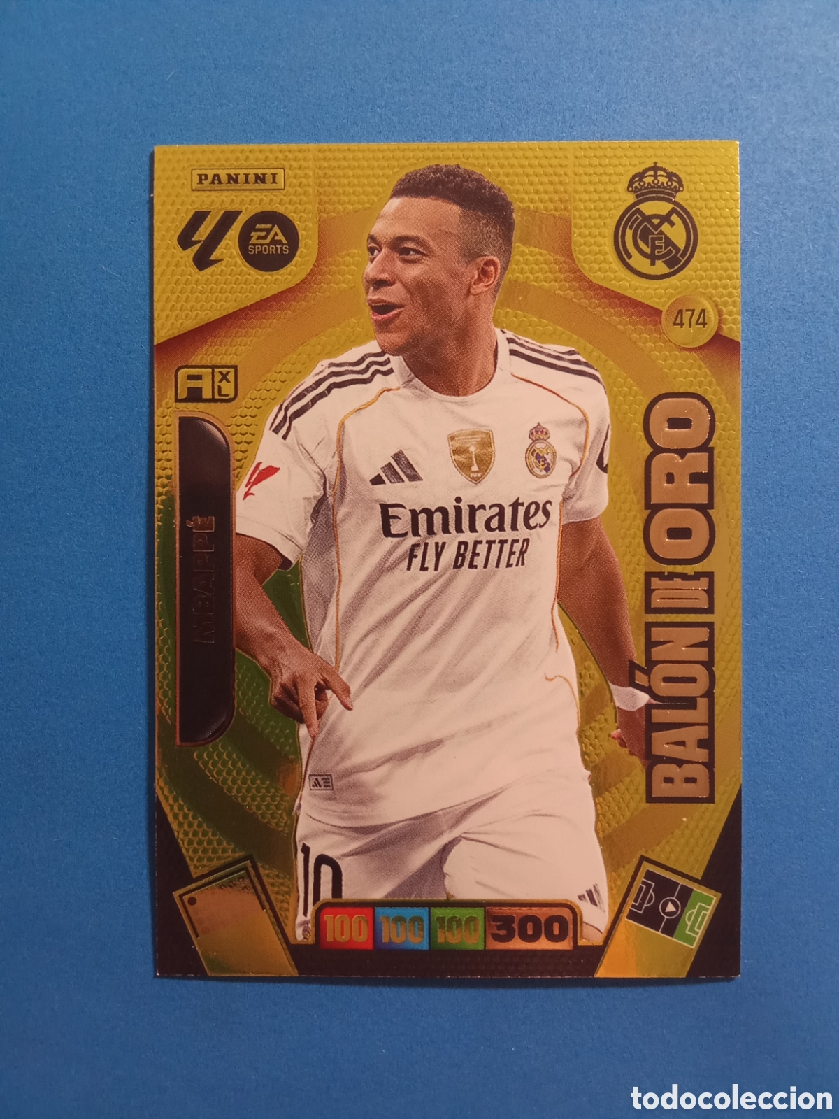 Cromos de Futebol: CROMO BALON DE ORO 474 MBAPPE REAL MADRID ADRENALYN 25-26