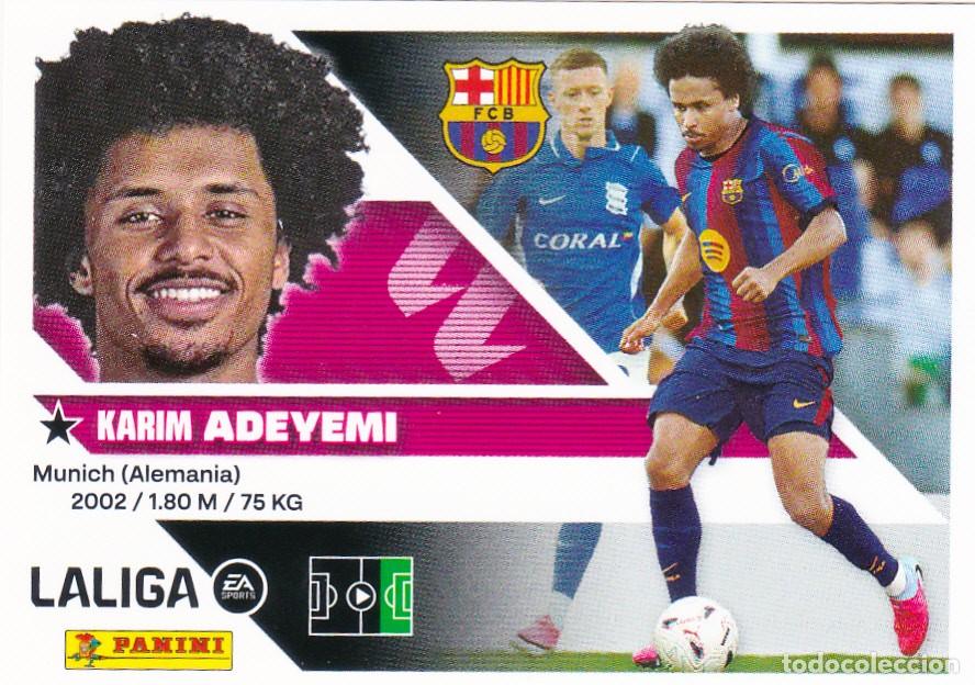 Cromos de f&uacute;tbol: ESTE 2026-27 * ADEYEMI * FICHAJE N&ordm; 19 - 2&ordf; EDICI&Oacute;N (NUEVO DE SOBRE) (A-20)
