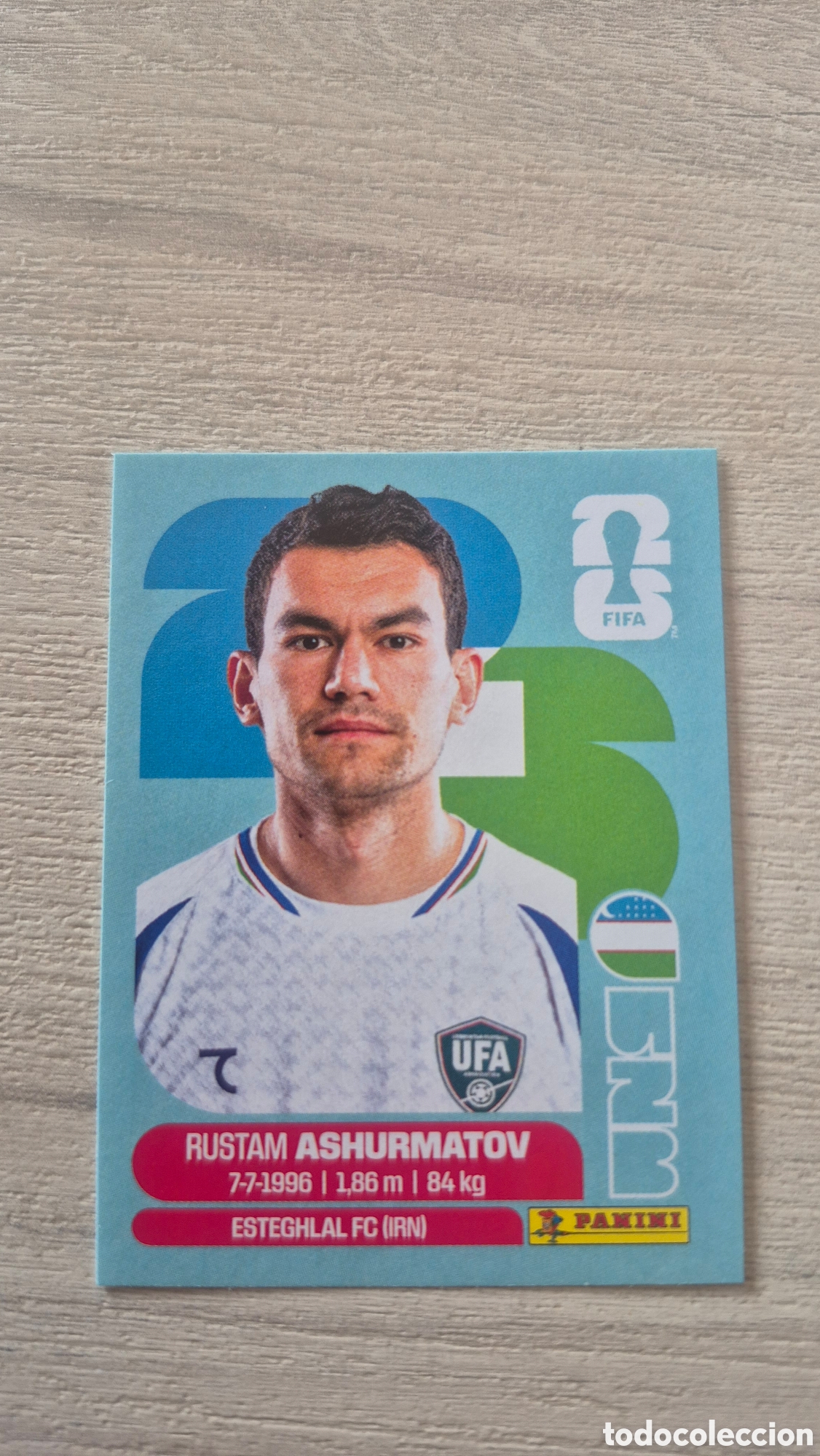Cromos de f&uacute;tbol: UZB7 Ashurmatov FIFA World Cup 2026
