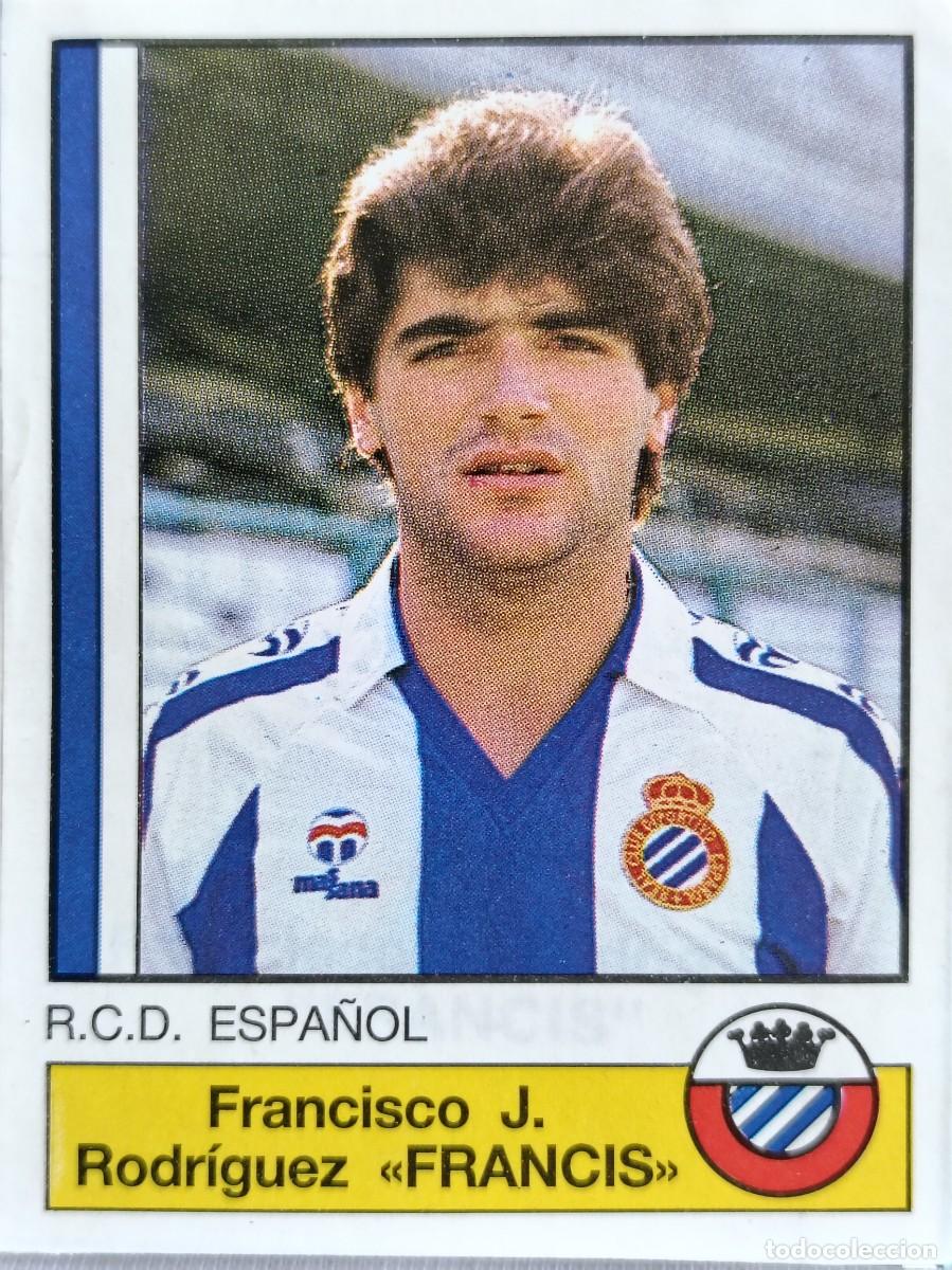 Cromos de f&uacute;tbol: #102 FRANCIS (R.C.D. ESPA&Ntilde;OL) FUTBOL 87 PANINI