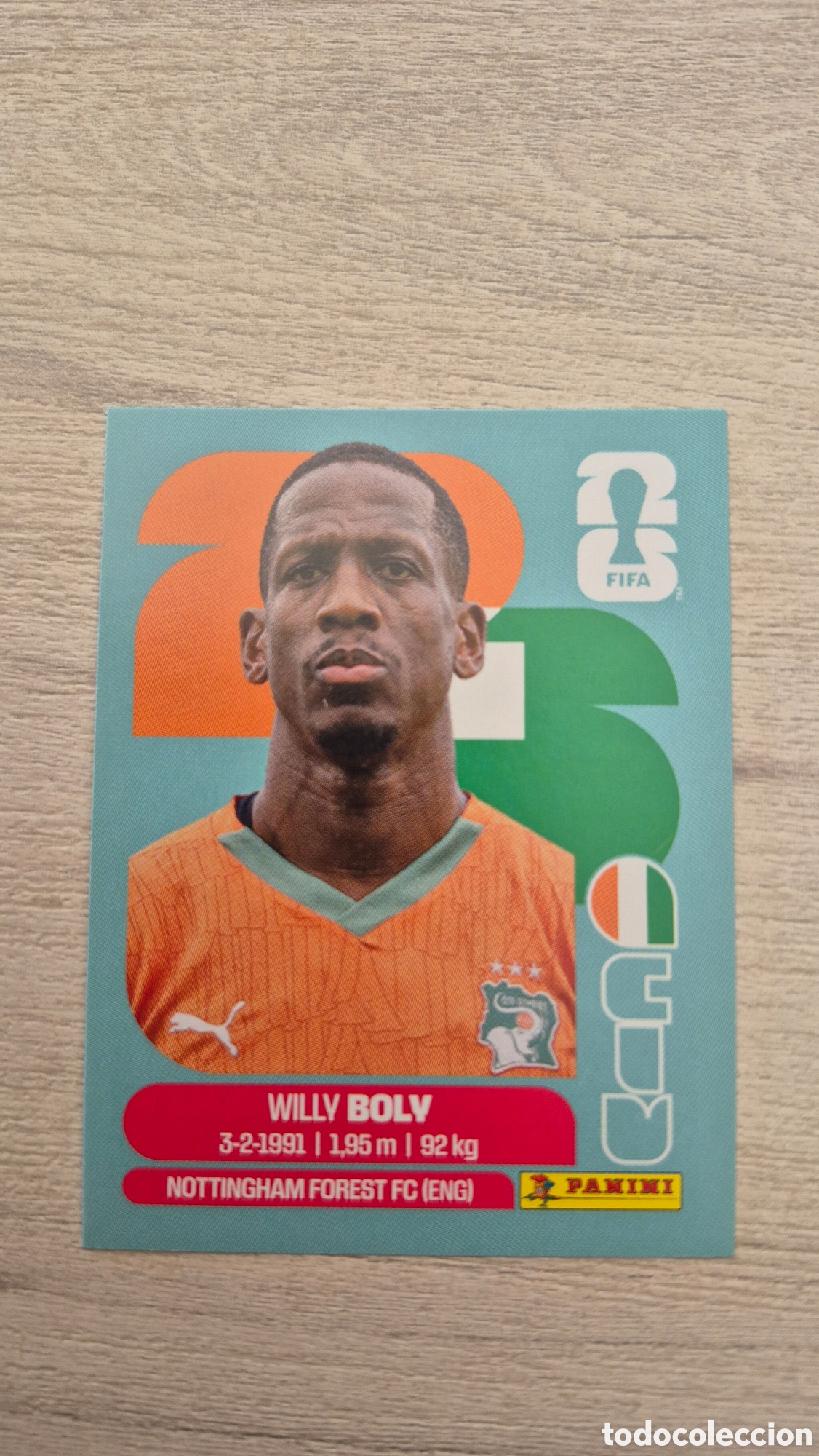 Cromos de f&uacute;tbol: CIV7 Boly FIFA World Cup 2026