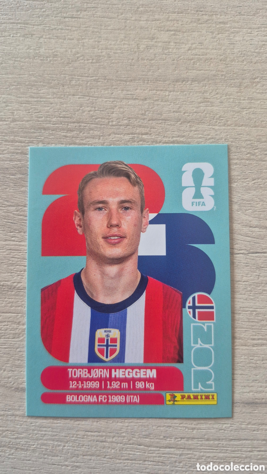 Cromos de f&uacute;tbol: NOR8 Heggem FIFA World Cup 2026