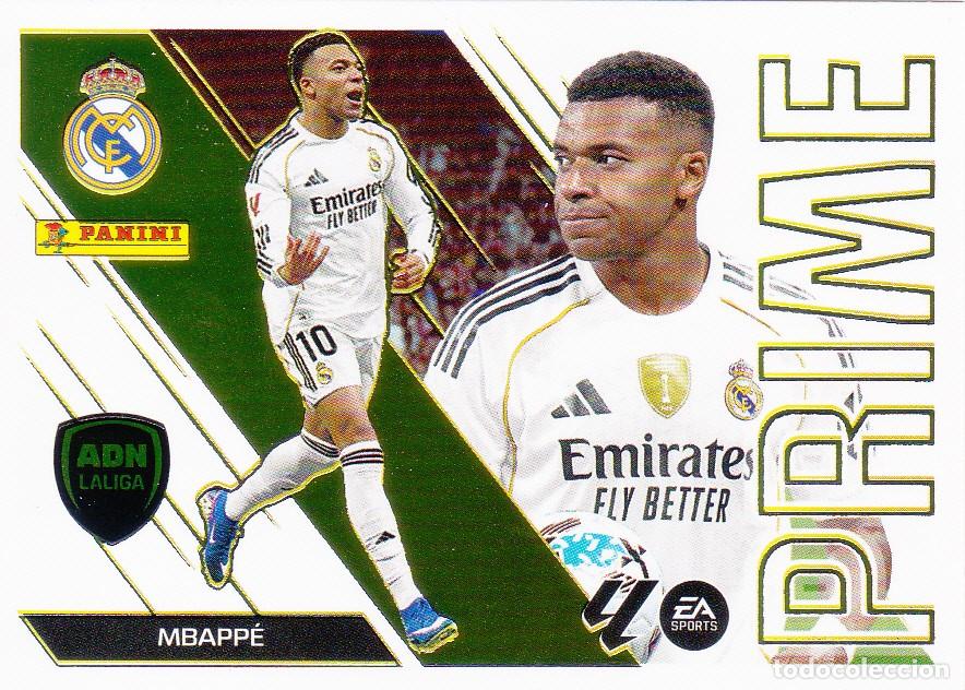 Cromos de f&uacute;tbol: ESTE 2026-27 * MBAPP&Eacute; * ADN PRIME N&ordm; 8 - DEL REAL MADRID (NUEVO DE SOBRE) (A-20)