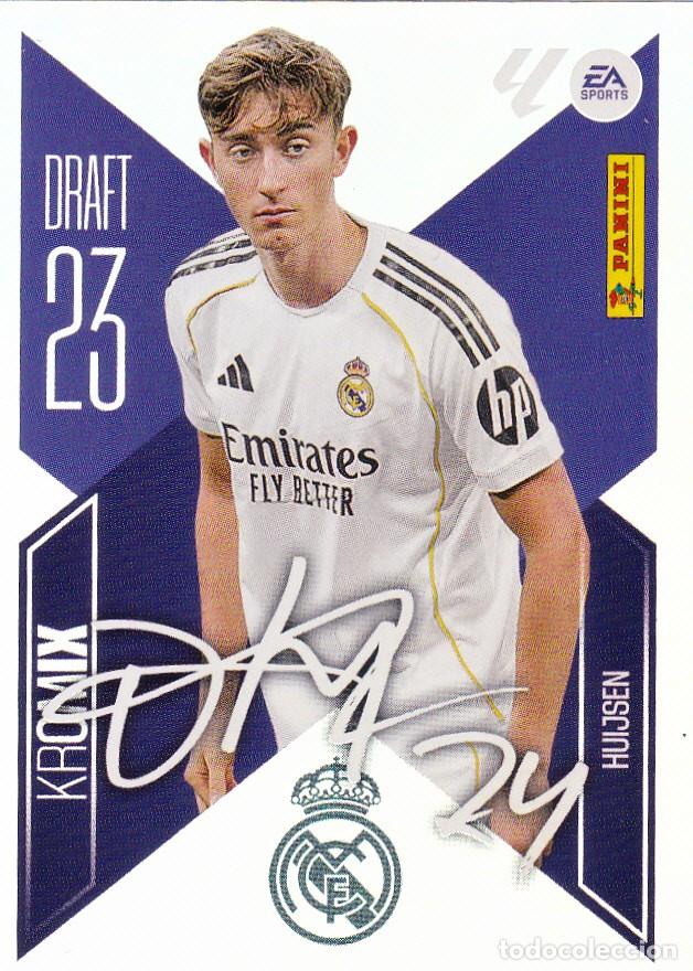 Figurine di Calcio: ESTE 2026-27 * HUIJSEN * DRAFT 23 CROMIX K 10 - DEL REAL MADRID (NUEVO DE SOBRE) (A-20)