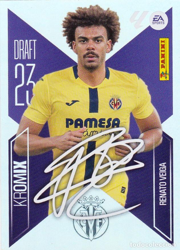 Figurine di Calcio: ESTE 2026-27 * RENATO VEIGA * DRAFT 23 CROMIX K 20 - DEL VILLARREAL (NUEVO DE SOBRE) (A-20)