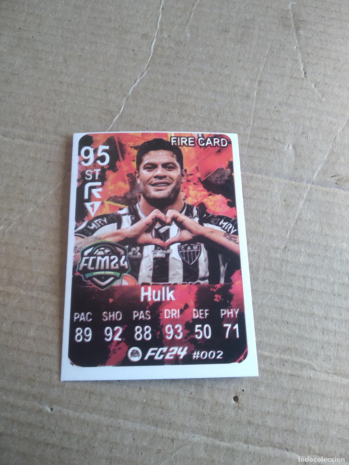 Fu&szlig;ball-Sticker: 2 HULK ATLETICO MINEIRO CROMO FUTBOL BRASILEIRAO EA SPORTS FC24 LIGA BRASIL CARD GAME