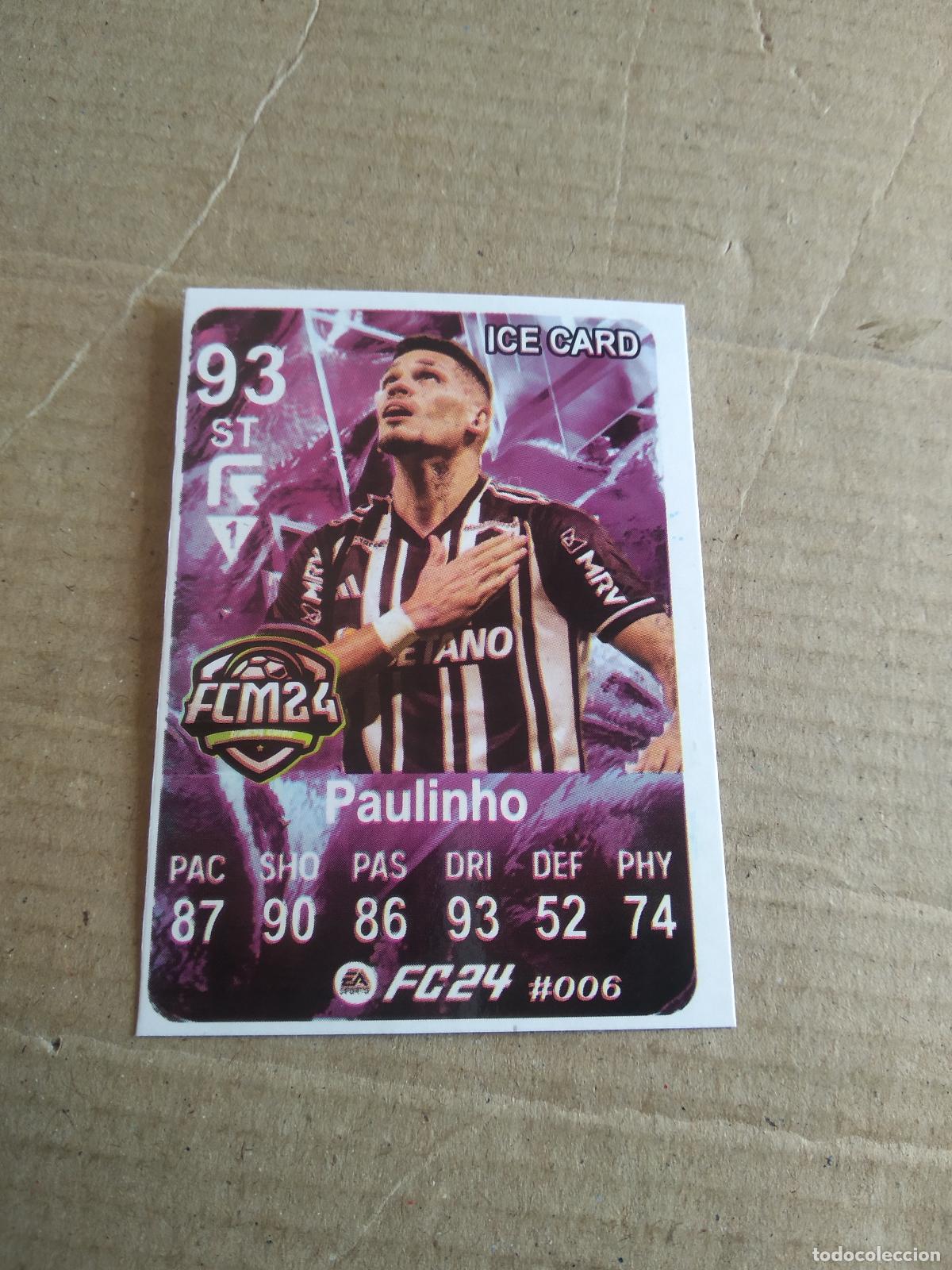 Fu&szlig;ball-Sticker: 6 PAULINHO BOTAFOGO CROMO FUTBOL BRASILEIRAO EA SPORTS FC24 LIGA BRASIL CARD GAME