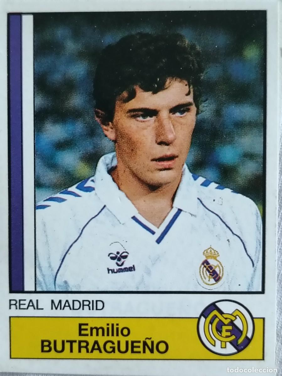 Football Stickers: #128 BUTRAGUE&Ntilde;O (REAL MADRID C.F.) FUTBOL 87 PANINI