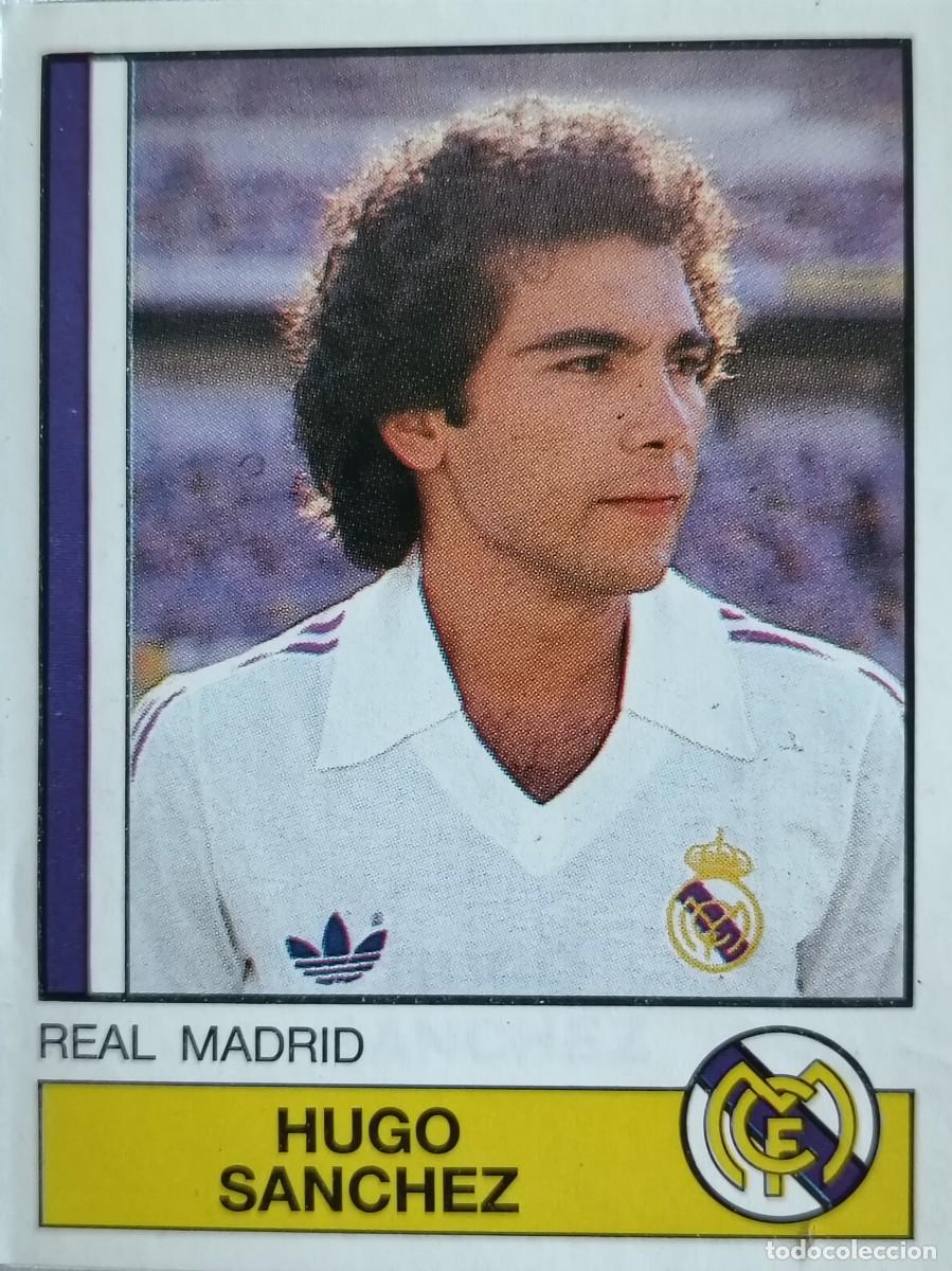 Football Stickers: #129 HUGO SANCHEZ (REAL MADRID C.F.) FUTBOL 87 PANINI