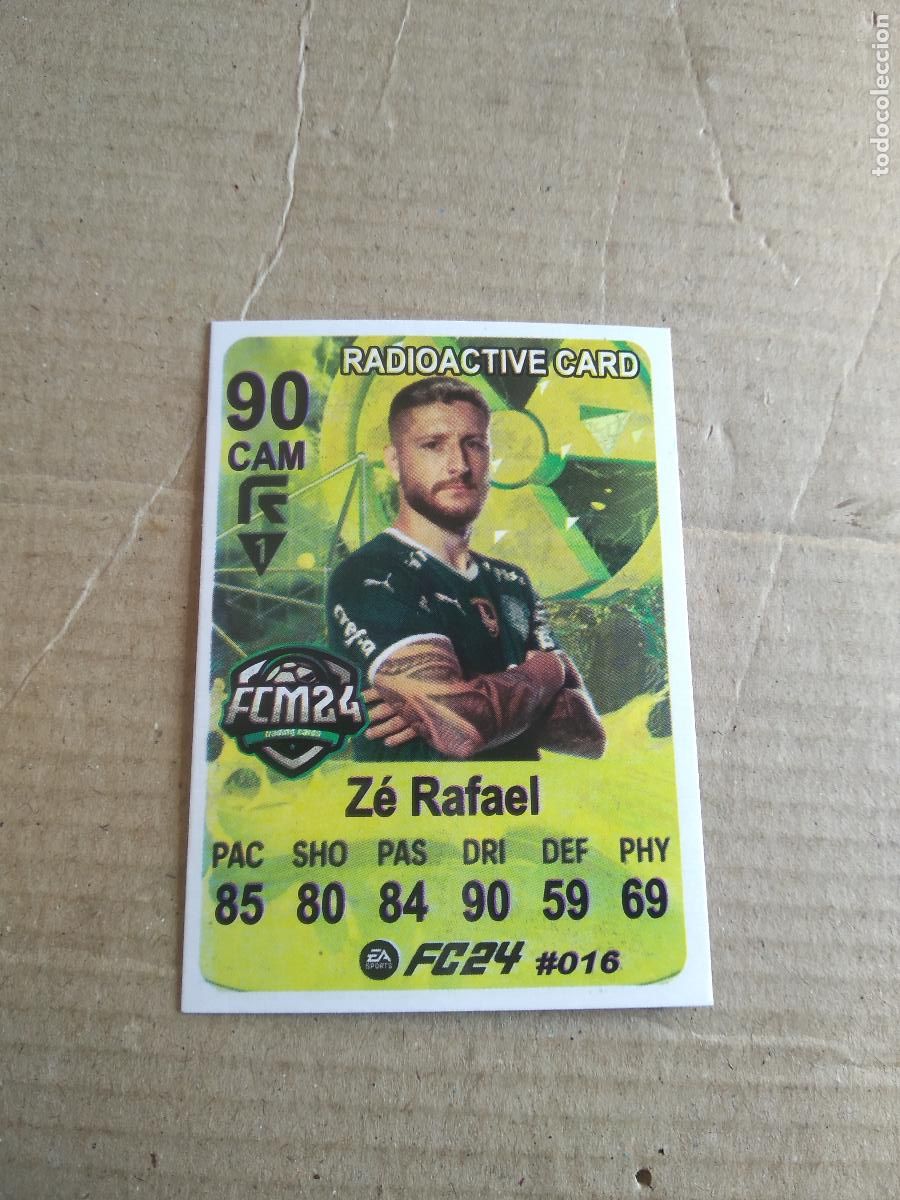 Cromos de f&uacute;tbol: 16 ZE RAFAEL CROMO FUTBOL BRASILEIRAO EA SPORTS FC24 LIGA BRASIL CARD GAME