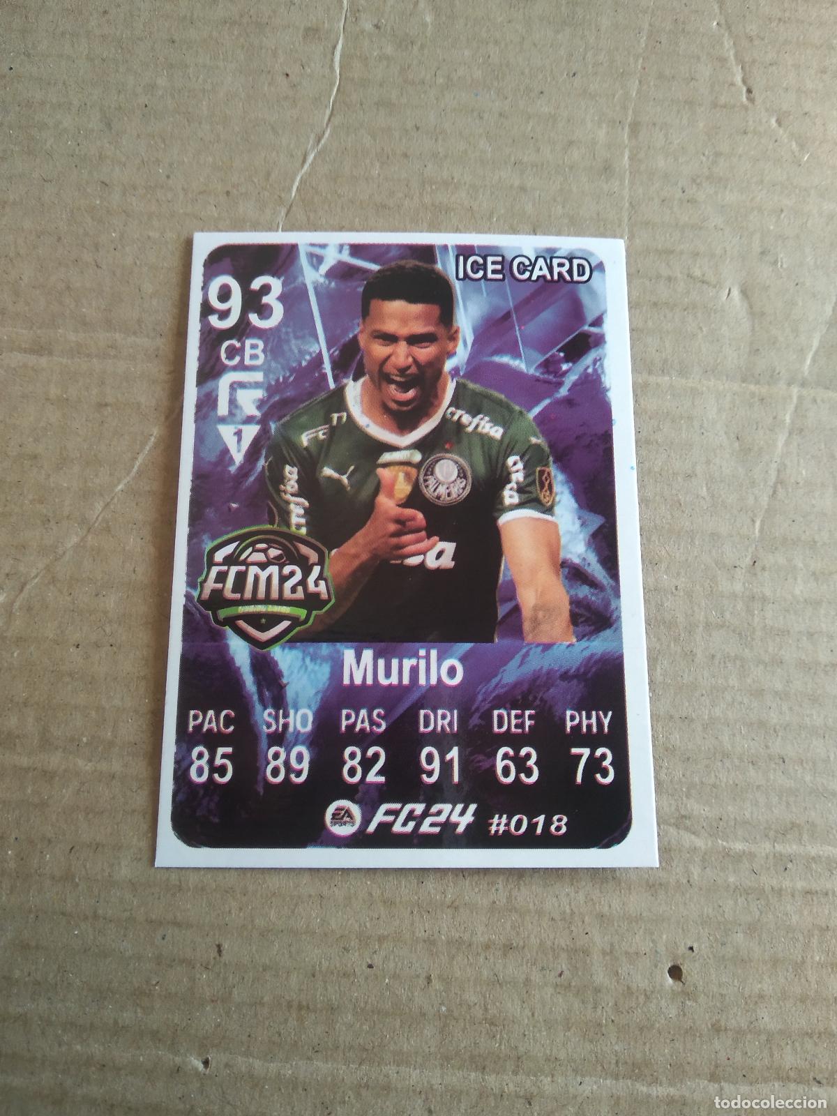 Cromos de f&uacute;tbol: 18 MURILO PALMEIRAS CROMO FUTBOL BRASILEIRAO EA SPORTS FC24 LIGA BRASIL CARD GAME