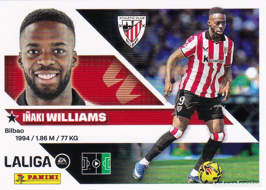 Cromos de f&uacute;tbol: ESTE 2026-27 * WILLIAMS * N&ordm; 19 - DEL AT BILBAO (NUEVO DE SOBRE) (A-20)