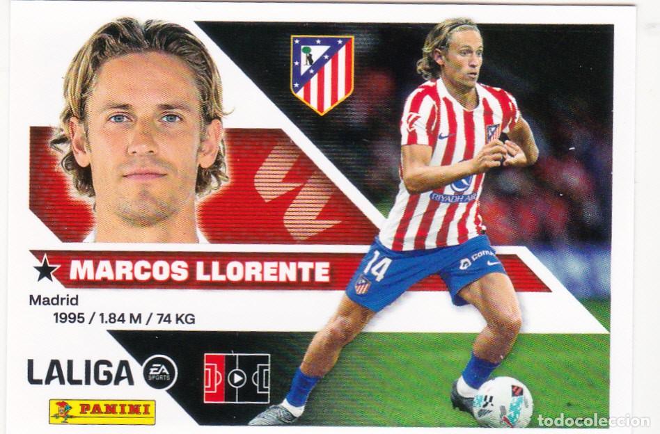 Cromos de f&uacute;tbol: ESTE 2026-27 * MARCOS LLORENTE * N&ordm; 5 - DEL AT MADRID (NUEVO DE SOBRE) (A-20)