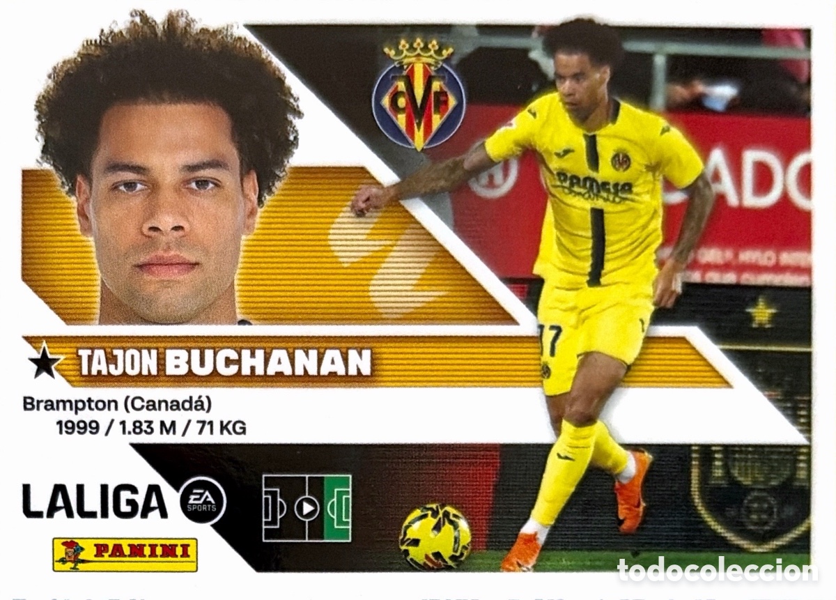 Cromos de Futebol: 15.- Buchanan (VILLARREAL) - COLECCIONES ESTE 2026/27 (PANINI)