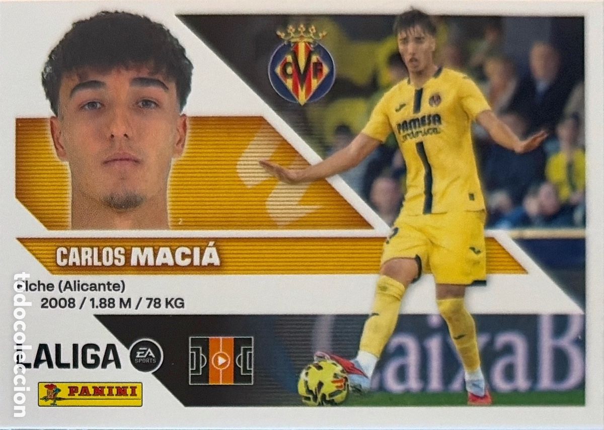 Cromos de f&uacute;tbol: 13.- Maci&aacute; (VILLARREAL) - COLECCIONES ESTE 2026/27 (PANINI)
