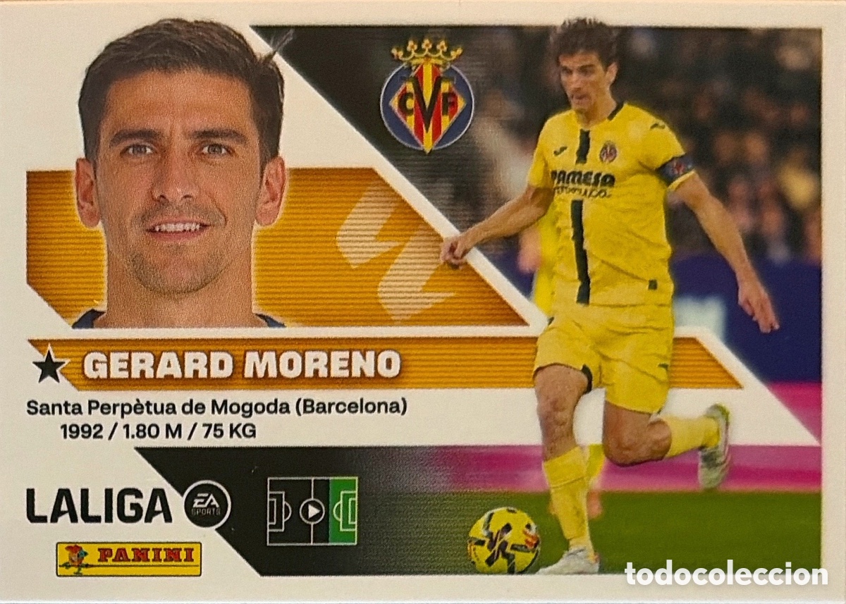 Cromos de f&uacute;tbol: 20.- Gerard Moreno (VILLARREAL) - COLECCIONES ESTE 2026/27 (PANINI)