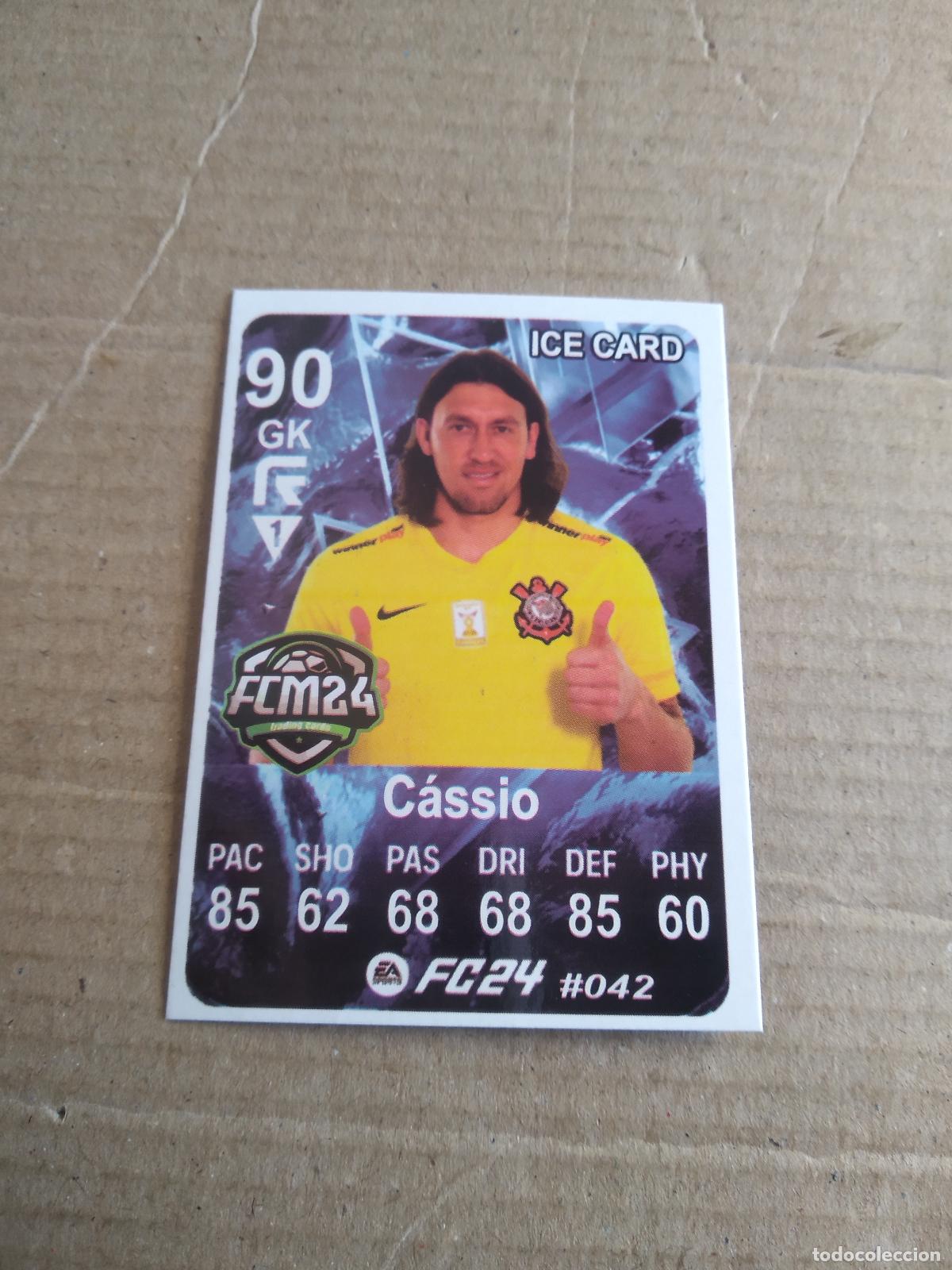 Cromos de f&uacute;tbol: 42 CASSIO CORINTHIANS CROMO FUTBOL BRASILEIRAO EA SPORTS FC24 LIGA BRASIL CARD GAME