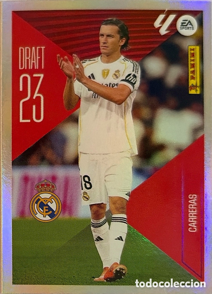 Cromos de f&uacute;tbol: 5.- Carreras -Draft 23 - (R. MADRID) - COLECCIONES ESTE 2026/27 (PANINI)