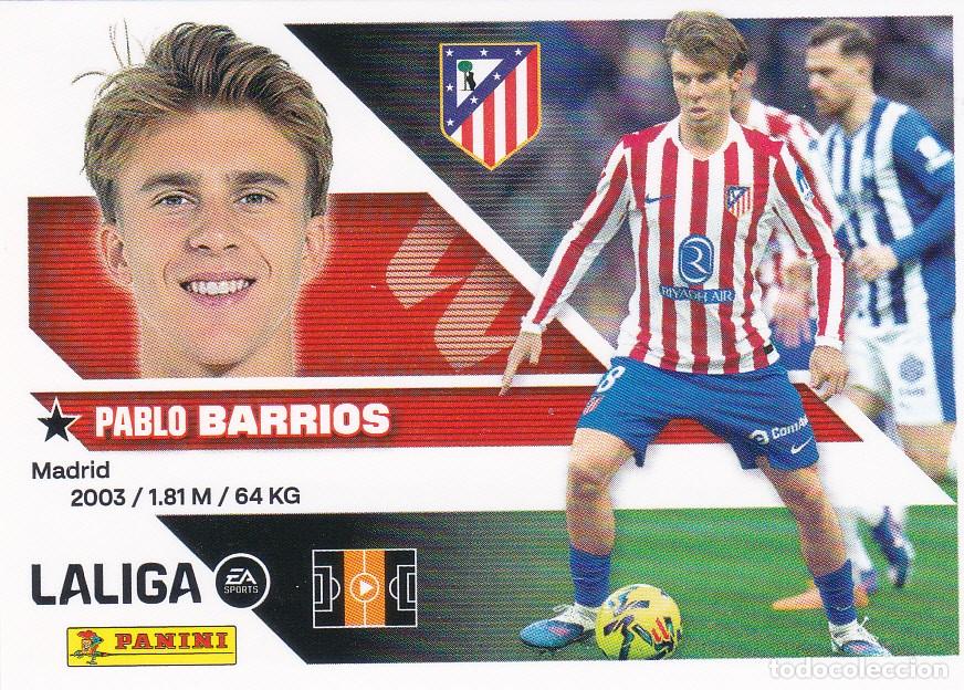 Cromos de f&uacute;tbol: ESTE 2026-27 * BARRIOS * N&ordm; 12 - DEL AT MADRID (NUEVO DE SOBRE) (A-20)