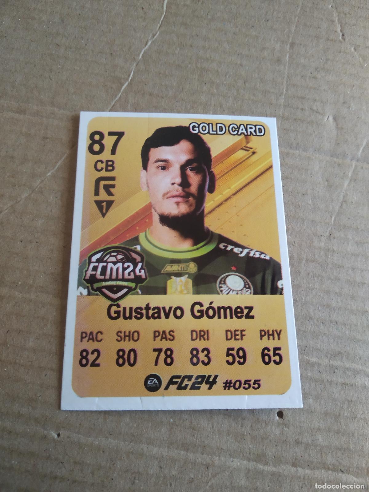 Cromos de f&uacute;tbol: 55 GUSTAVO GOMEZ PALMEIRAS CROMO FUTBOL BRASILEIRAO EA SPORTS FC24 LIGA BRASIL CARD GAME