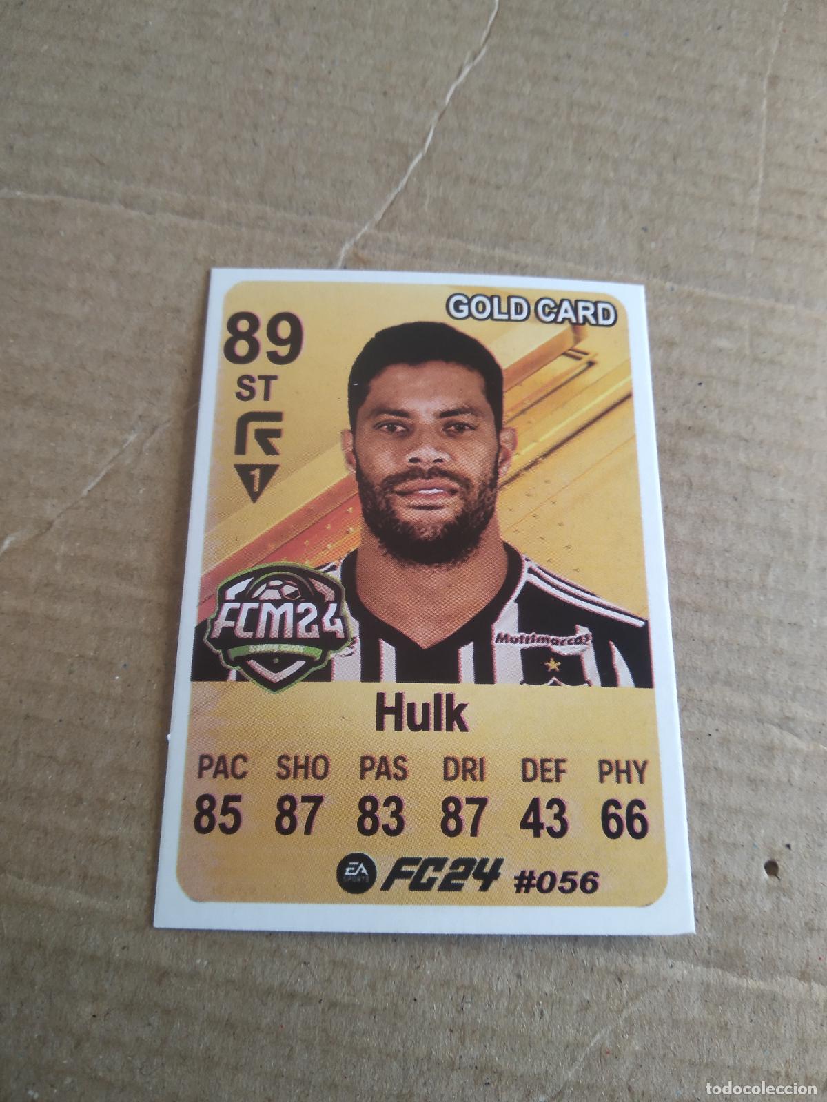 Cromos de f&uacute;tbol: 56 HULK CROMO FUTBOL BRASILEIRAO EA SPORTS FC24 LIGA BRASIL CARD GAME
