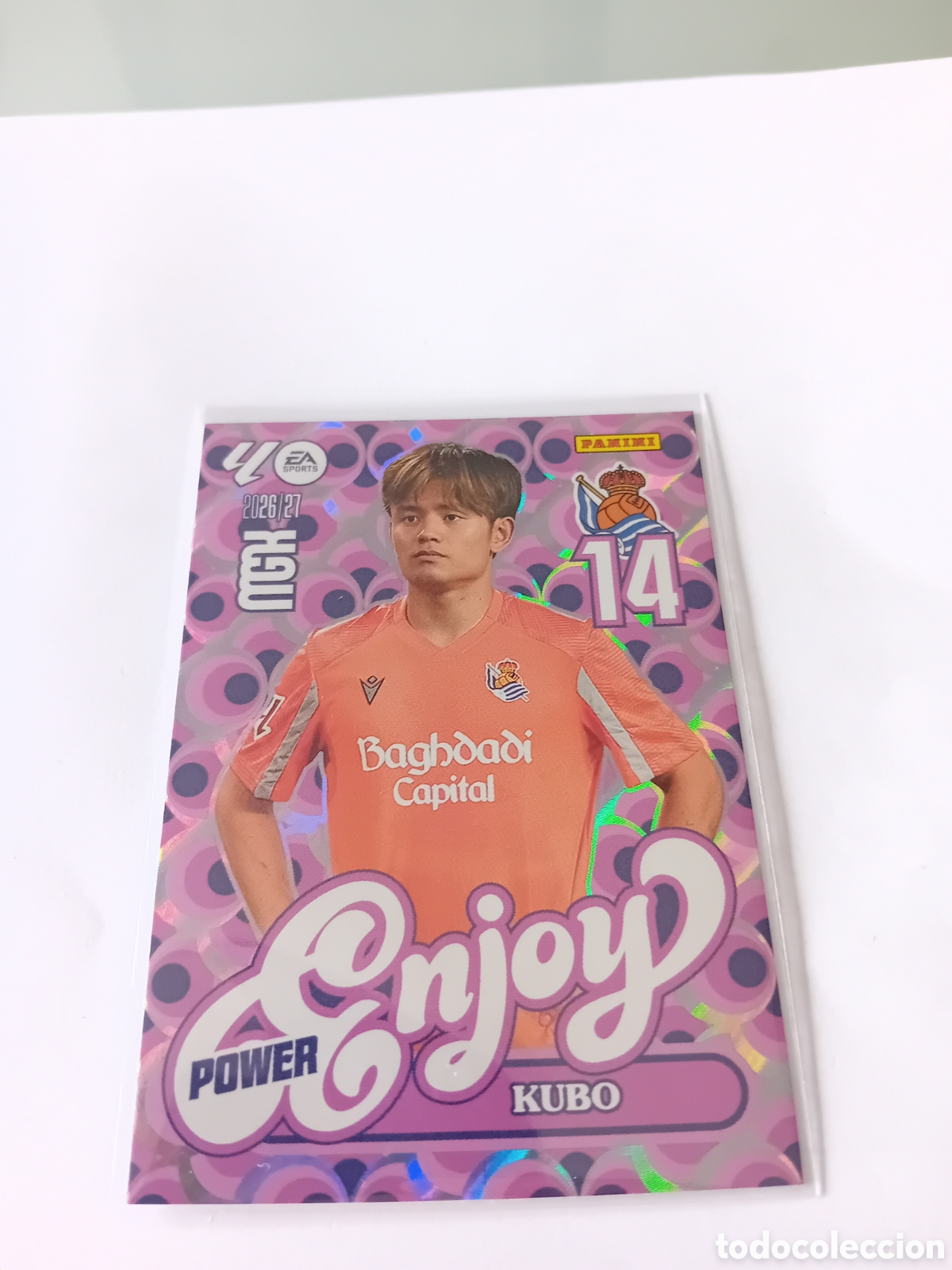 Football Stickers: Kubo Enjoy 384 P Real Sociedad 26 27 2026 2027 Megacracks MGK Panini Nuevo