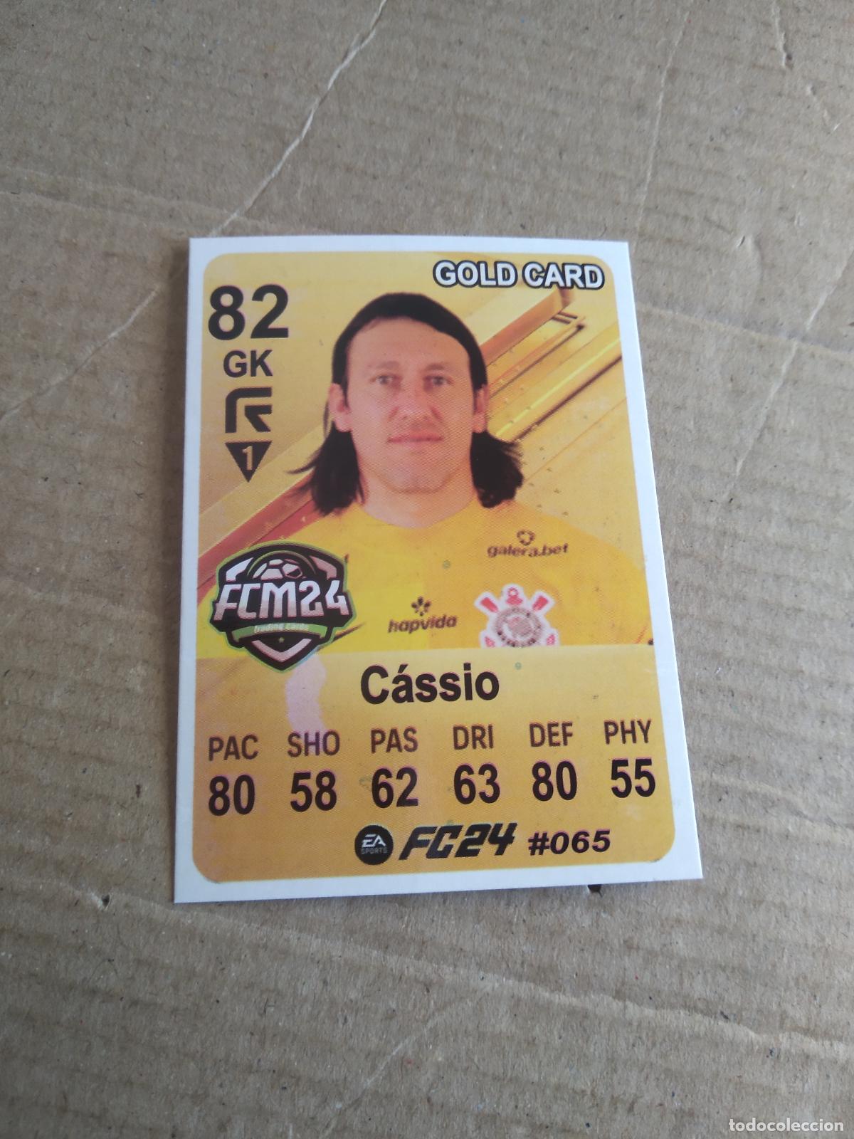 Football Stickers: 65 CASSIO CORINTHIANS CROMO FUTBOL BRASILEIRAO EA SPORTS FC24 LIGA BRASIL CARD GAME