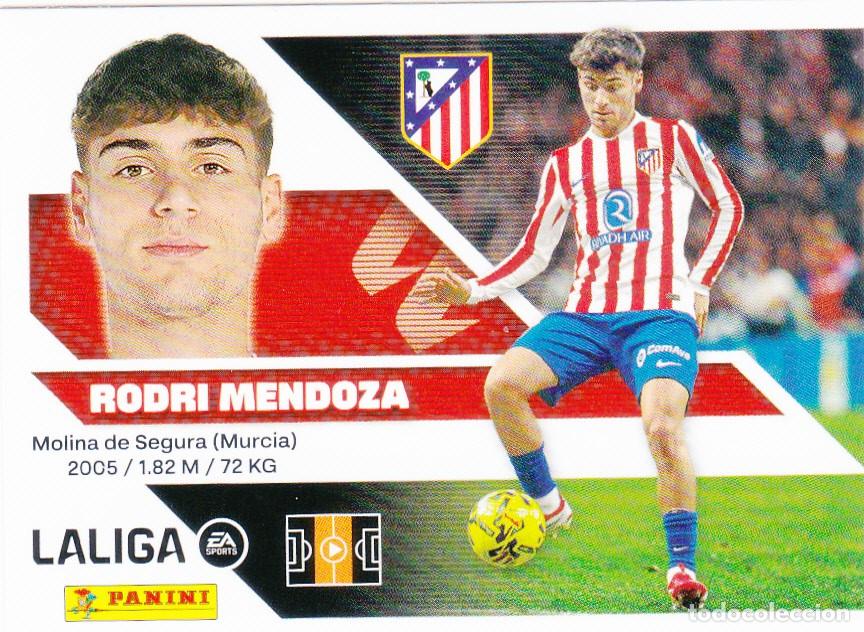 Football Stickers: ESTE 2026-27 * RODRI MENDOZA * N&ordm; 14A - DEL AT MADRID (NUEVO DE SOBRE) (A-20)