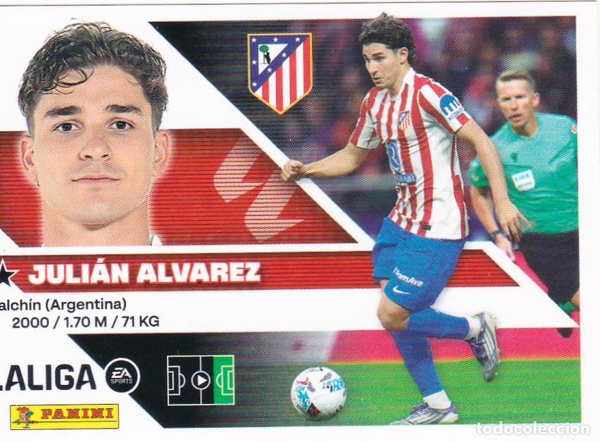 Football Stickers: ESTE 2026-27 * JULI&Aacute;N ALVAREZ * N&ordm; 20 - DEL AT MADRID (NUEVO DE SOBRE) (A-20)