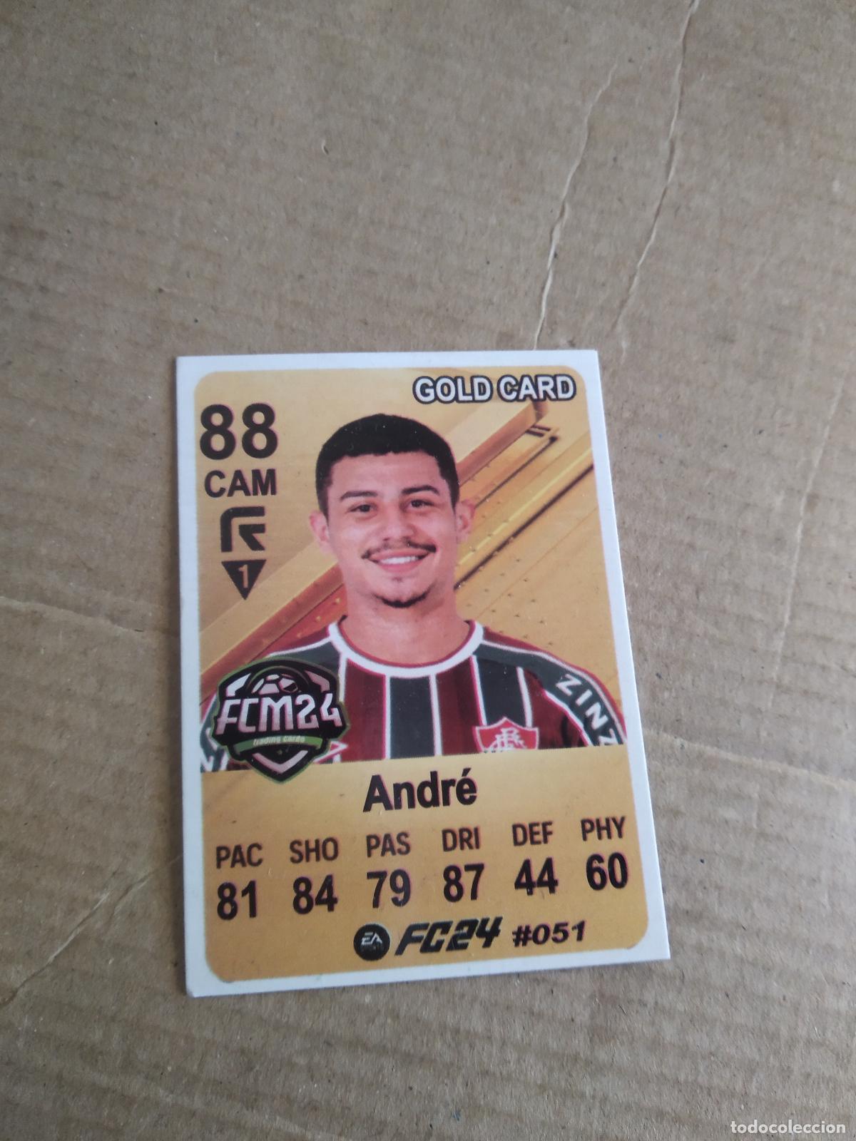 Football Stickers: 51 ANDRE FLUMINENSE CROMO FUTBOL BRASILEIRAO EA SPORTS FC24 LIGA BRASIL CARD GAME
