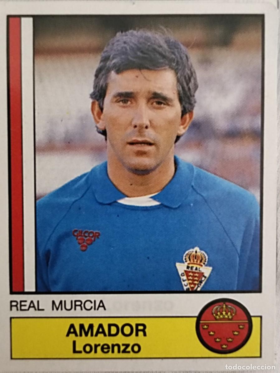Football Stickers: #155 AMADOR (REAL MURCIA) FUTBOL 87 PANINI