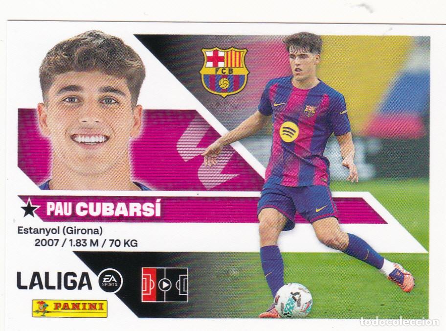 Cromos de f&uacute;tbol: ESTE 2026-27 * CUBARS&Iacute; * N&ordm; 7 - DEL BARCELONA (NUEVO DE SOBRE) (A-20)
