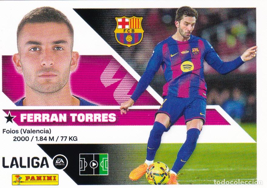 Cromos de f&uacute;tbol: ESTE 2026-27 * FERRAN TORRES * N&ordm; 18 - DEL BARCELONA (NUEVO DE SOBRE) (A-20)