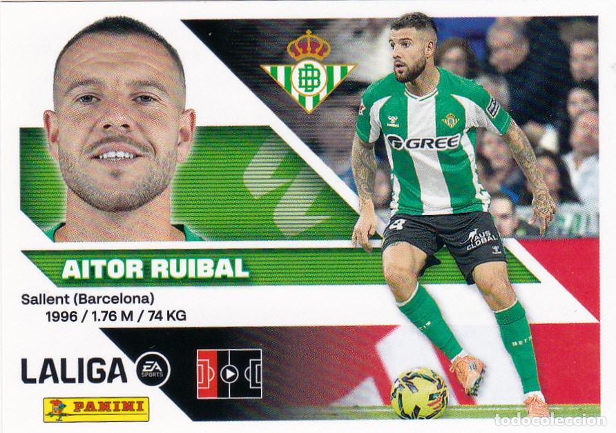 Cromos de f&uacute;tbol: ESTE 2026-27 * AITOR RUIBAL * N&ordm; 5A - DEL BETIS (NUEVO DE SOBRE) (A-20)