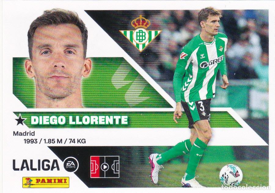 Cromos de f&uacute;tbol: ESTE 2026-27 * DIEGO LLORENTE * N&ordm; 6 - DEL BETIS (NUEVO DE SOBRE) (A-20)