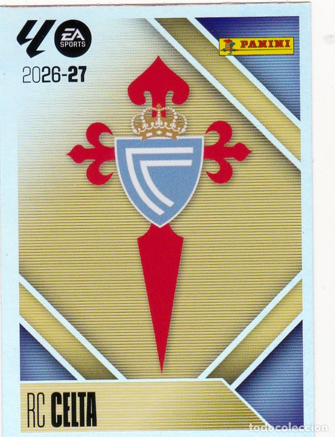 Football Stickers: ESTE 2026-27 * ESCUDO * N&ordm; 1 - DEL CELTA (NUEVO DE SOBRE) (A-20)